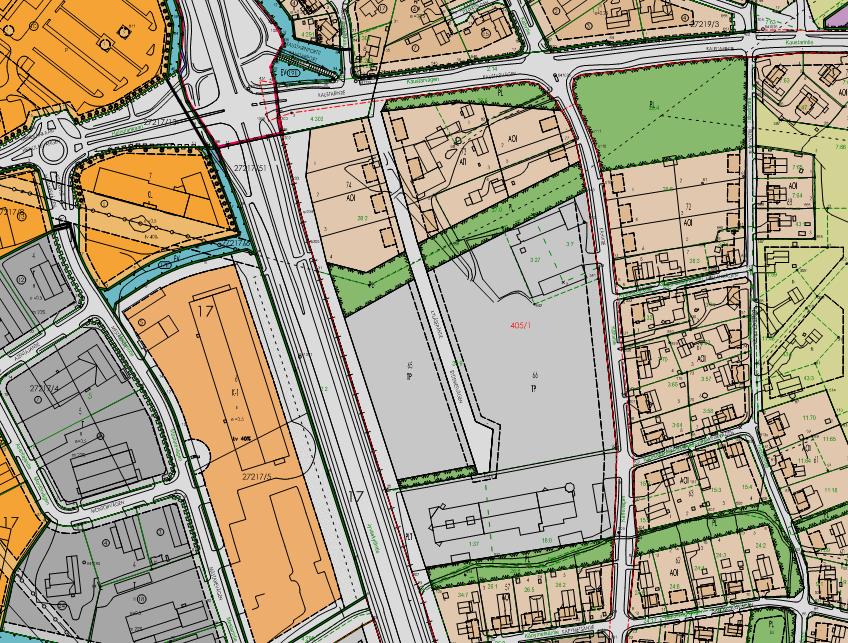 Liite 3, Ote ajantasa asemakaavasta Bilaga 3, Utdrag ur uppdaterad detaljplan http://www.kokkola.