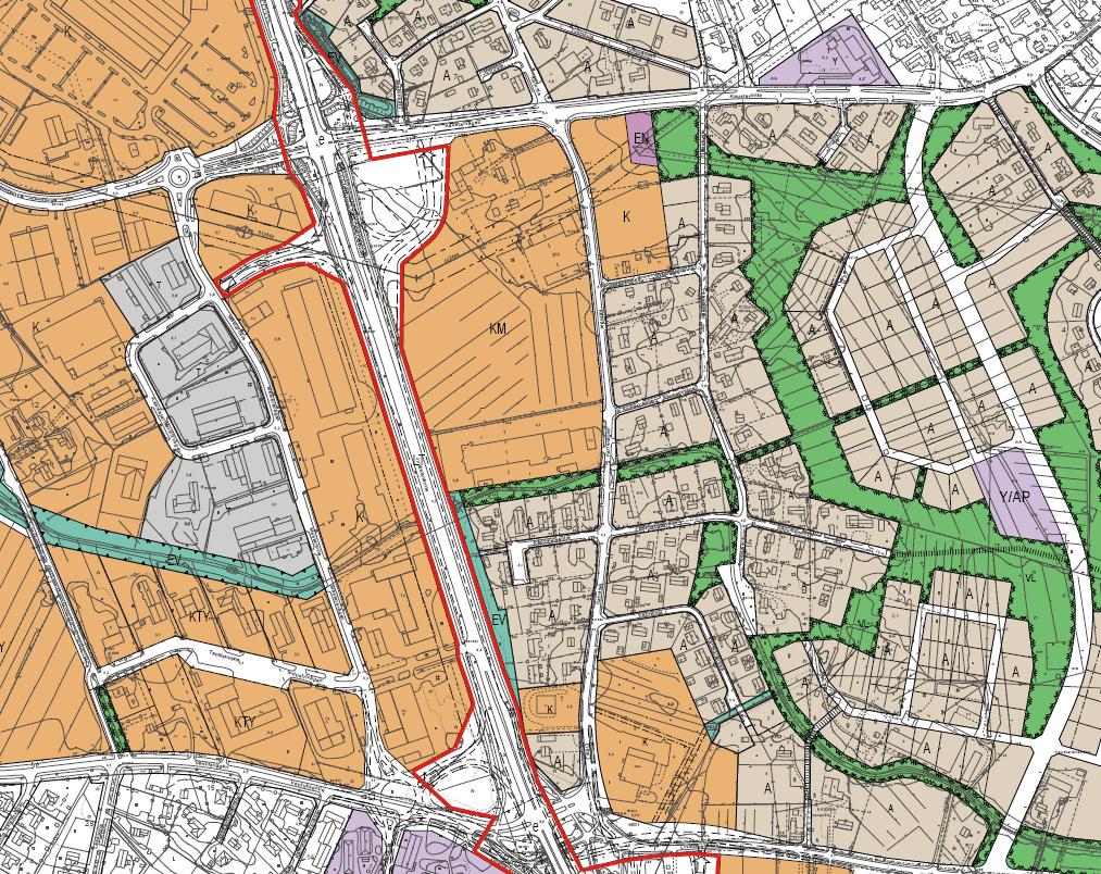 Liite 6, Kaavarunkoluonnos Bilaga 6, Utkast till dispositionsplan http://www.kokkola.