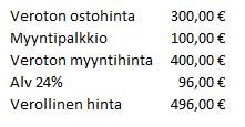 29 Oikaisutilin on oltava erikseen jokaisessa taseen ja tuloslaskelman erässä, joissa kirjataan myyntien ja ostojen arvonlisäveroa.