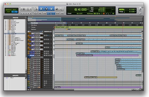 31 Kuvio 10. Pro Tools -ohjelmiston päänäkymä (Lendino 2014) FL Studio Aikaisemmin Fruity Loops -nimellä tunnettu FL Studio (ks.
