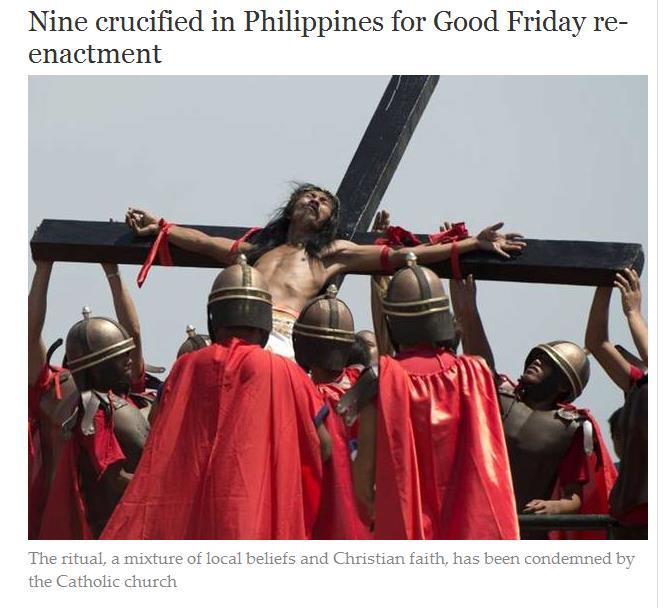 Suurin osa filippiiniläisistä (yli 80%) on katolisia.