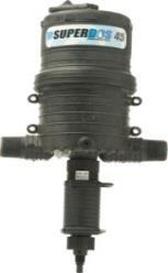 24 V 130 W 7 0-144 l/h 1 380,00 40214 2" UK/UK 314/1900 110,80 Dosmatic lannoiteannostelija Säätöalue Lannoiteliuosta Työskentely paine 40219 40222 Minidos ¾" UK SuperDos A