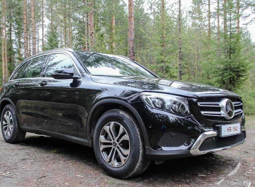 Mercedes-Bens GLC 220 D-4 Matic Rajakoira-lehti koeajaa Teksti ja kuvat Ismo Hautamäki Tekniikka Moottori ja suorituskyky: iskutilavuus (cm3) 2143, teho (kw [hv] 125/170 kierrosluvulla 1/min) 125 /3.