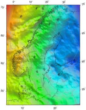 the geoid which coincides the sea surface (not quite true but that is another story) GNSS-related