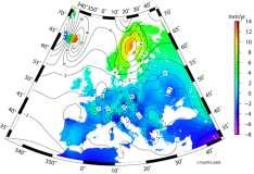 Crustal deformation within a continent Horizontal and vertical deformation of Eurasian plate. There are large differences within the continent. No single model can describe the motion.