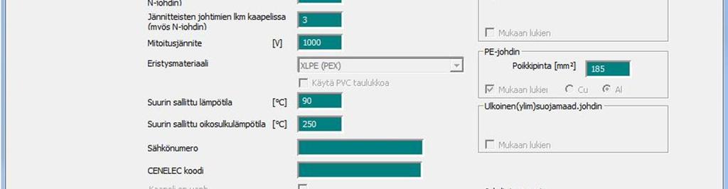 Kaapelin luonnissa oletin pääseväni helpolla, sillä valikossa on Kopioi -painike, jonka painamisella en kuitenkaan huomannut olevan mitään merkitystä.
