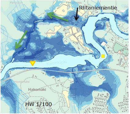 teiden alentamisella, tulvauomien säilyttämisellä, kunnostamisella ja palauttamisella. Tulvauomien vedenjohtokykyä voidaan lisätä esim. raivauksilla ja asentamalla tulvarumpuja.