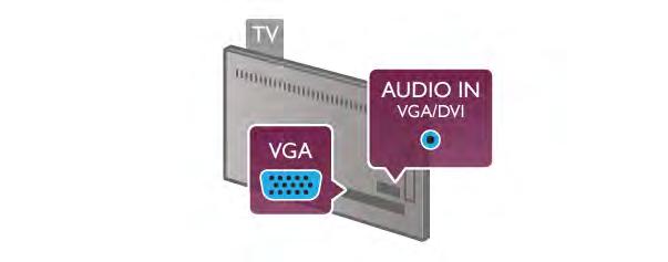 Tietokoneen voi liittää myös langattomasti, jolloin voit katsoa tietokoneellesi tallennettuja multimediatiedostoja television ruudulta. etsimällä aihe Verkko, langaton.