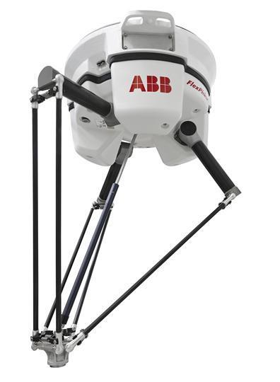 KUVA 10. ABB poimijarobotti IRB 360 (ABB, linkit TUOTTEET JA PALVELUT - > Robotit) Yhteistyörobotit voivat työskennellä turvallisesti yhteistyössä ihmisten kanssa.