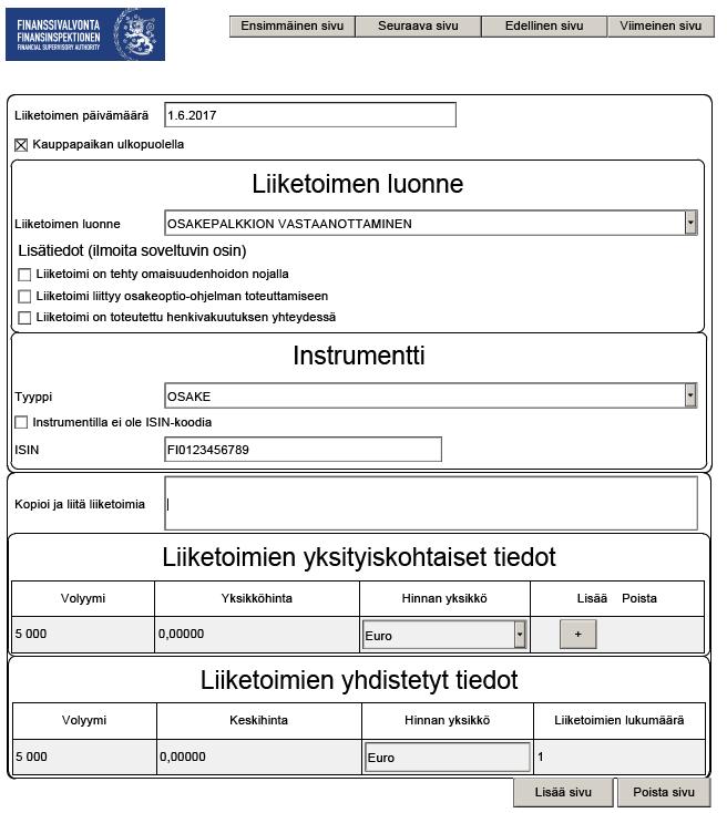 10 (42) 2.4 Kannustinohjelma osakkeet jaetaan yhtiön omista osakkeista Johtohenkilö saa 1.6.2017 5 000 kappaletta osakkeita palkkioksi Yhtiö Oyj:n osakepalkkio-ohjelman mukaisesti.