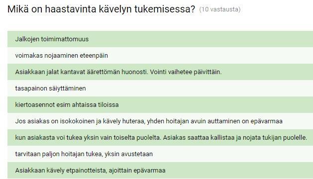 35 johtui varmasti myös painotuksesta, mikä nähdään edellä olevassa (kuva 5), koska asiakasesimerkkiä B oltiin arvioitu eniten.