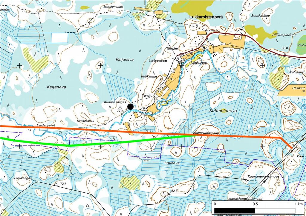 18 3 Kuoppakangas Mj-rekisteri: Laji: Tyyppi: Tyypin tarkenne: Ajoitus yleinen: Lukumäärä: Rauhoitusluokkaehdotus: Paikkatiedot: Karttanumero: muu kulttuuriperintökohde rakennusten perustukset