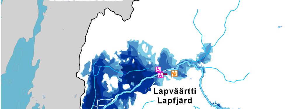 nousi seuraava alue: Lapväärtin taajama (Kristiinankaupunki). 6.