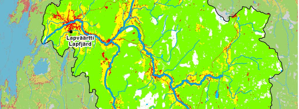 Joki on kapeahko, veden pinta on monin paikoin selvästi peltoja alempana ja jokivarren puusto on tiheää. (Paalijärvi 2001) Peltoalueet ovat selkeästi keskittyneet jokiuomien varteen.