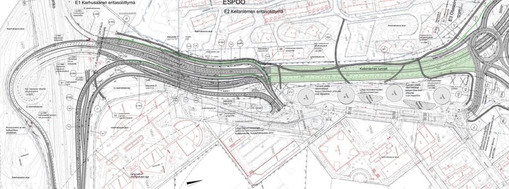 Kehä I Keilaniemen tunneli, Espoo 17 (32) 4.
