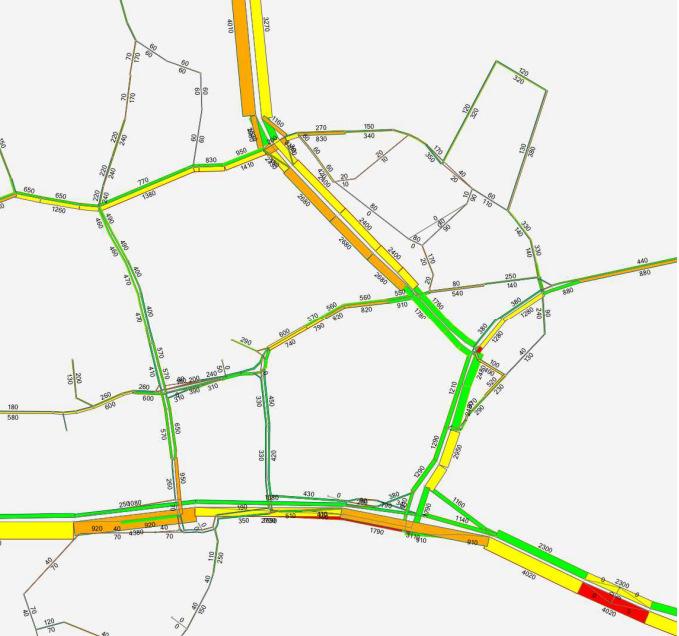 Kehä I Keilaniemen tunneli, Espoo 6 (32) Kuva 1: Liikenneverkon kuormitus Keilaniemen tunnelialueella (ennuste v. 2035) 2.