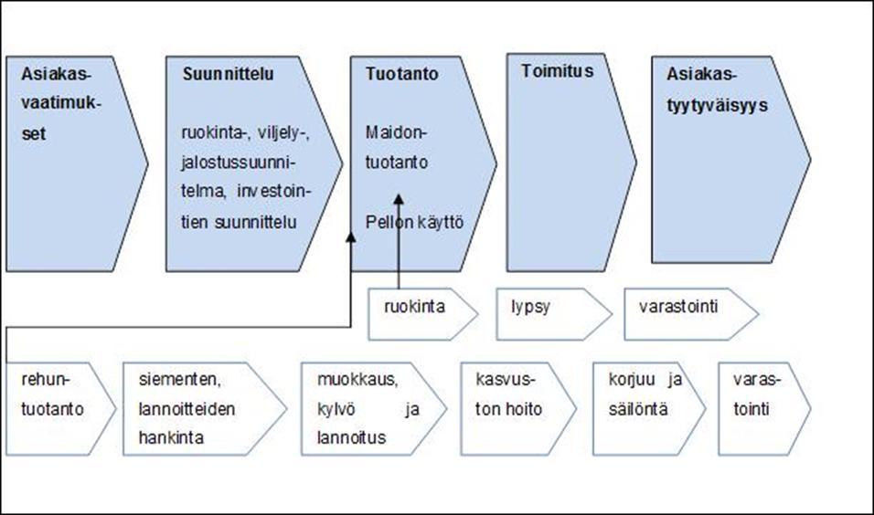 27 Toiminnan kehittämistä (Kuvio 3) voidaan kuvata seuraavien vaiheiden avulla: suunnittele, toteuta, mittaa ja analysoi.