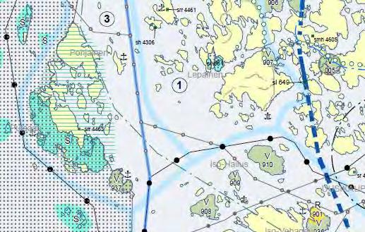 Kiinteistön pinta-ala on 6,91 ha. Kiinteistö on rakentamaton. 3.1.4 Maanomistus Alueen kiinteistöt ovat yksityisessä omistuksessa. 3.2 Suunnittelutilanne 3.2.1 Maakuntakaava Varsinais-Suomen maakuntakaava on vahvistettu 20.