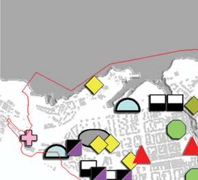 Väestön prosentuaalinen ikäjakauma Tampereella ja keskustan yleiskaava-alueella Tampereen keskustan liike lojen kerrosalat 2012 Keskustahakuisia palveluita 12 2.4 