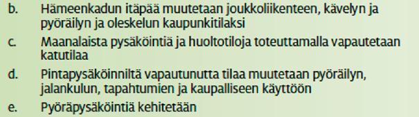 vahvistaminen ja keskustan