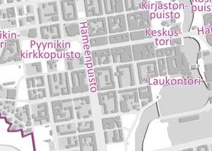 Keskustan henkinen ja fyysinen yhteys järvien rannoille on puu eellinen. Järvien rannoilla on mm.