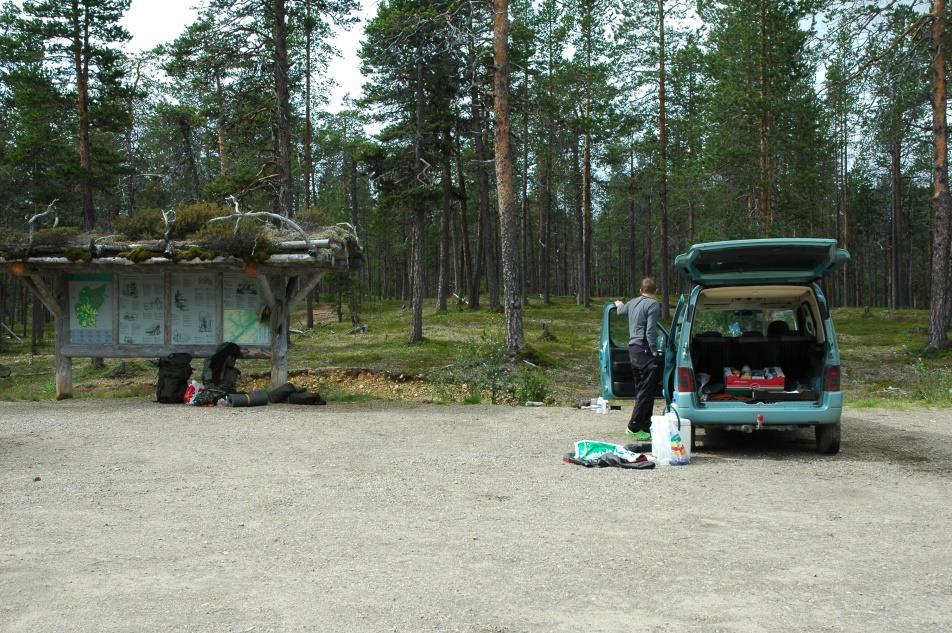 Reittikuvaus: Vaellus alkaa Njurgalahdesta