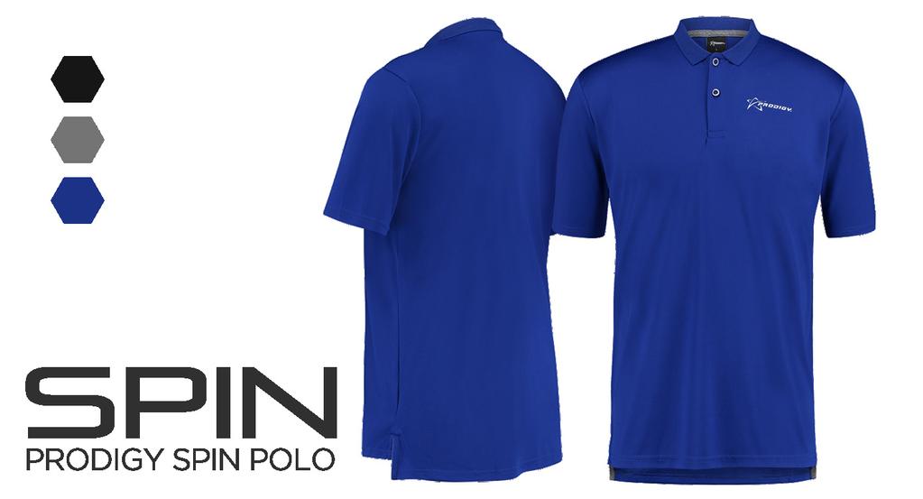 S-XXXL Äärimmäisen tyylikäs Prodigy Spin Polo on valmistettu joustavasta ja