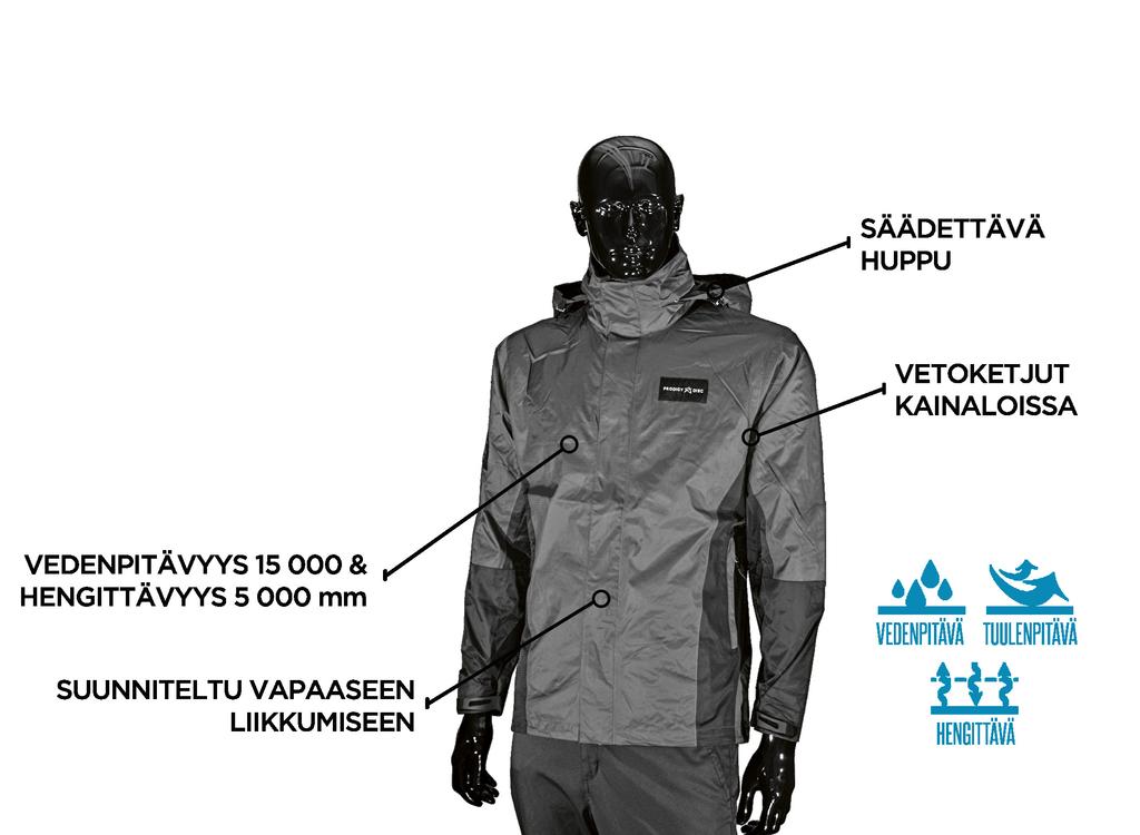 PRODIGY ELEMENTS -TAKKI Elements -takki on ultrakevyt, hengittävä,