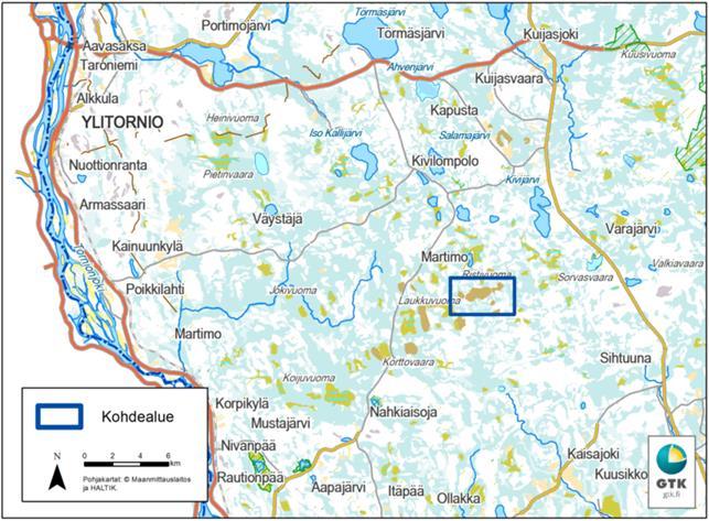 10 6 INKUBAATION KOEJÄRJESTELYT Inkuboitavat näytteet tulivat Geologian tutkimuskeskuksen, GTK:n, kautta Vapon Ristivuoman turvetuotantoalueelta Torniosta (KUVIO 1).