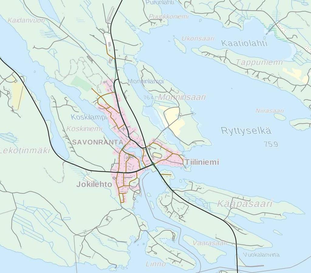 Savonrannan kirkonkylän osayleiskaava 12 2.