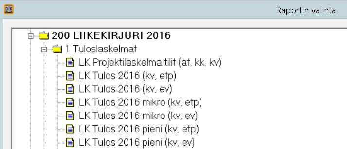 TILINPÄÄTÖS Varmistus Tapahtumien lukitus