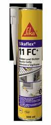 Sikaflex -11 FC + Elastinen liima- ja tiivistysmassa 1-komponenttinen, ilmankosteuden vaikutuksesta kovettuva,