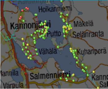 Automaattinen vianpaikannus, -erotus ja sähköjen palautus keskijänniteverkossa PIENJÄNNITE-