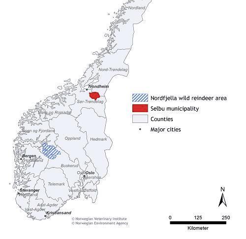 CWD Norjassa 2016 Ensimmäistä kertaa Euroopassa Kolmella tunturipeuralla (Rangifer tarandus tarandus) Nordfjellan alueella Kahdella hirvellä (Alces