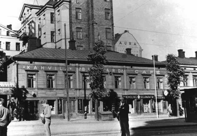 Läntinen Heikinkatu 24 vuonna 1937. Kuva: Helsingin kaupungin museo. Kaivokatu 8. Kuva: Helsingin kaupungin museo. tuleva se legendaarinen Kaivokadun bilis.