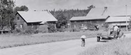 kaivosta. Lehmät laiduntavat yhä mm. hakamaassakin. Iso-Monnijärven alue (mm.