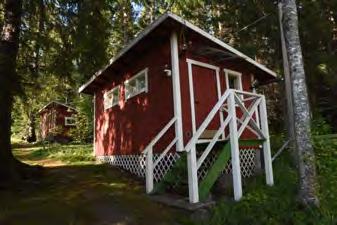 Saunan tiilikate on alkuperäinen, mutta mökin tiilikate on