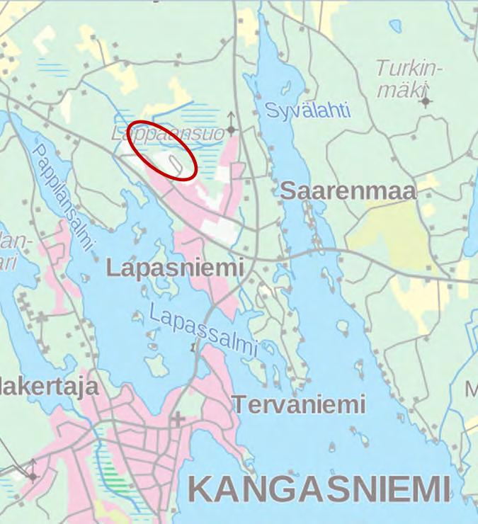 KANGASNIEMEN KUNTA, LAPASKANKAAN ALUEEN KAAVAMUUTOS JA LAAJENNUS 2017, EHDOTUS - 2 - Asemakaavan muutoksen selostus, joka koskee 23. tammikuuta 2017 päivättyä asemakaavakarttaa.