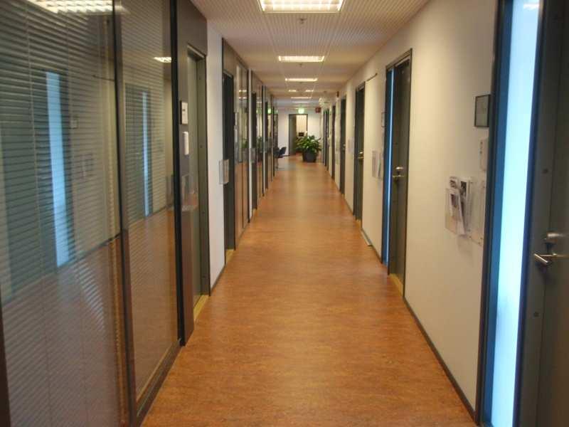 Käytävät Linna-kiinteistön käytävät ja ovet ovat yleisesti riittävän leveitä ja korkeita esteettömään liikkumiseen.
