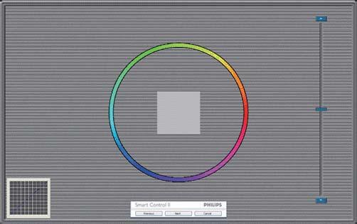 Enable color calibration (Aktivoi värikalibrointi) - oletusasetuksena päällä. Jos sitä ei ole valittu, värikalibrointi ei ole mahdollista. 6. Kalibrointisivun tulee sisältää patenttitiedot.