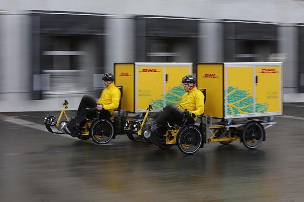 Pienkontit ovat siirrettävissä pyörien perävaunuihin ( cubicycle ) keskusta-alueella tapahtuvan loppujakelun suorittamiseksi. Kontin maksimipaino on 125 kg.