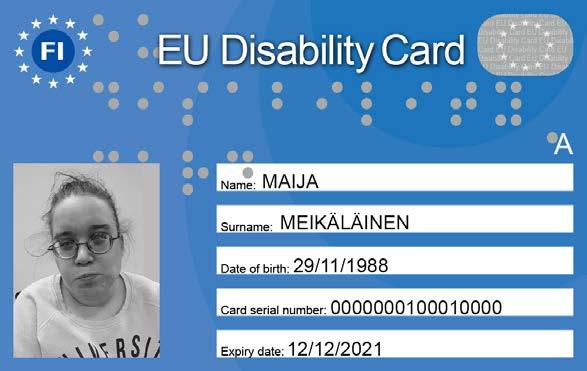 VAPAAEHTOISUUS YHDENVERTAISUUDEN, OSALLISUUDEN JA LIIKKUVUUDEN TUEKSI KOMMUNIKOINNIN APUVÄLINE EUROOPPALAINEN KOKEILEMALLA KEHITTYVÄ YHTEISTYÖSSÄ KEHITETTY TARVELÄHTÖINEN KORTILLA EI SAA KAIKILTA