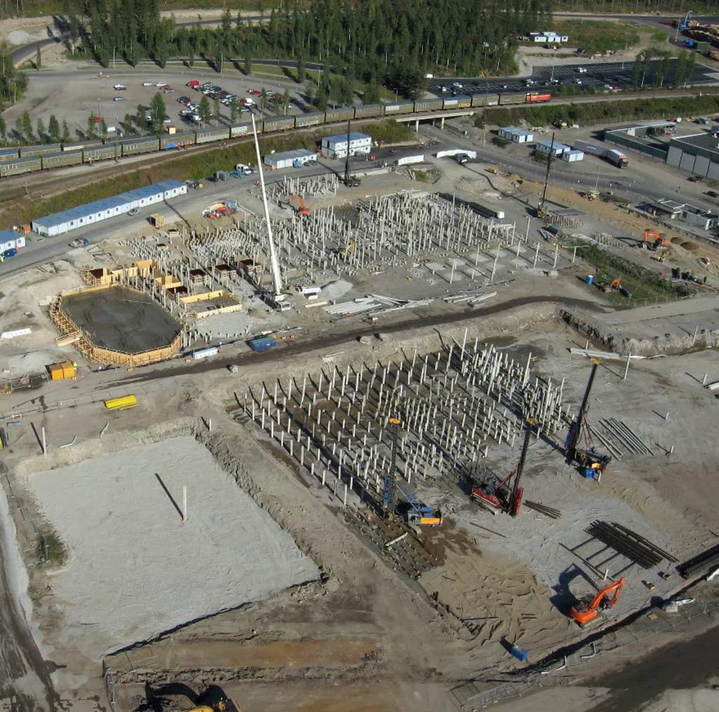 Metsä Fibren Äänekosken biotuotetehdas on vuoden 2016 Paalutustyömaa Vahvin betoniosaaja www.lujabetoni.