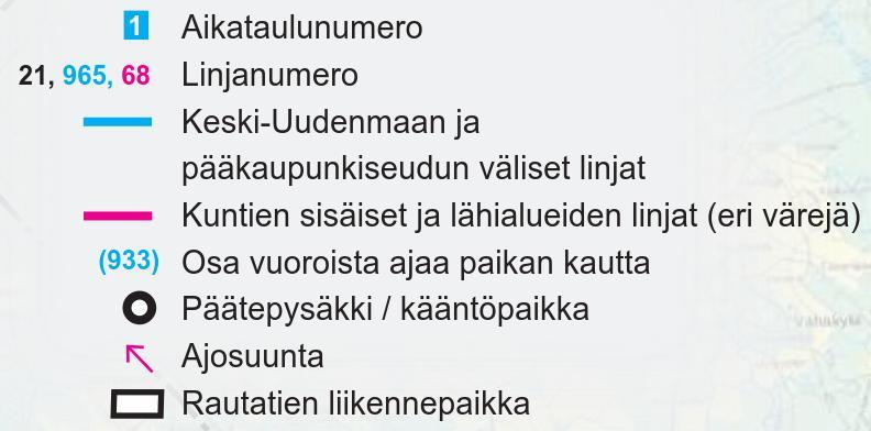 Linja 5 liikennöi arkisin seitsemän kertaa klo 6:00 21:00 välisenä aikana, työ- ja koulumatkaliikenteen huippuihin painottuen.