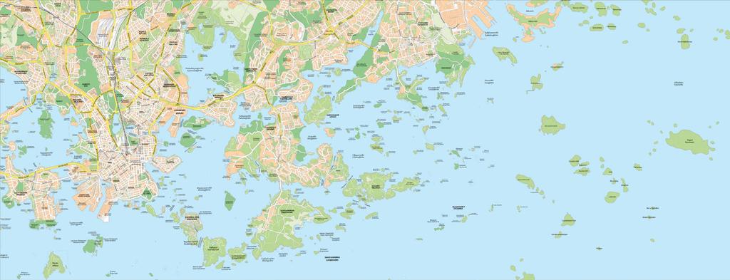 Reitit 1.Taivallahti Mustasaari 2. Ruoholahti Pihlajasaari 3.Merisatama Pihlajasaari 4. Merisatama Sirpalesaari 5.Merisatama Liuskasaari/Liuskaluoto 6. Merisatamantori Uunisaari 7.