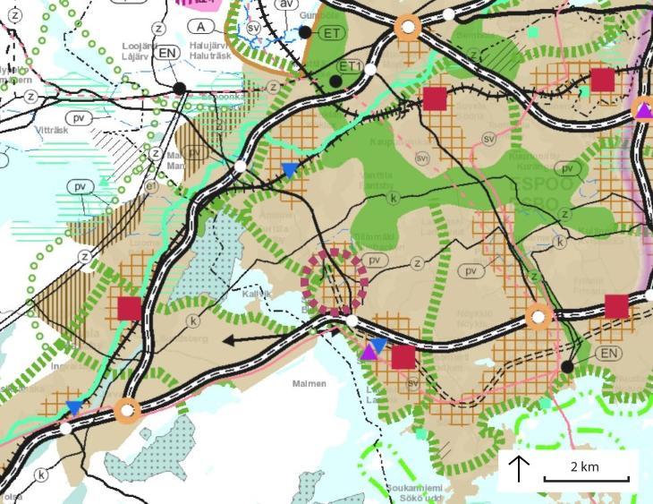 s. 2 / 10 LÄHTÖKOHDAT Suunnittelualue Suunnittelualue sijaitsee Suur-Espoonlahden suuralueella Saunalahdessa Kauklahdenväylän länsipuolella osoitteessa Reelinkikatu 3.