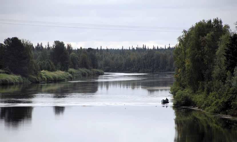 elinkeinojen kuten poronhoidon ja metsätalouden maisemassa.