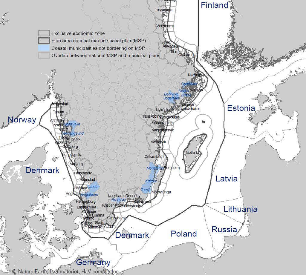 Prosessissa mukana 9 (+1) naapurimaata (MSP) 20 kansallista organisaatiota 14 maakuntaa (regional plans