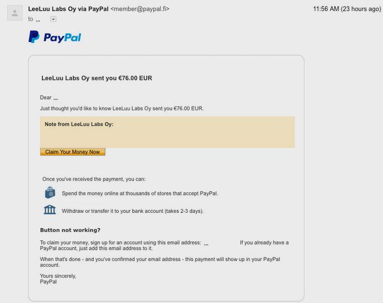 (B) Jos sinulla ei ole PayPal-tiliä - näin avaat PayPal-tilin Huom: PayPal-tilin avaaminen on ilmaista ja vie vain muutaman