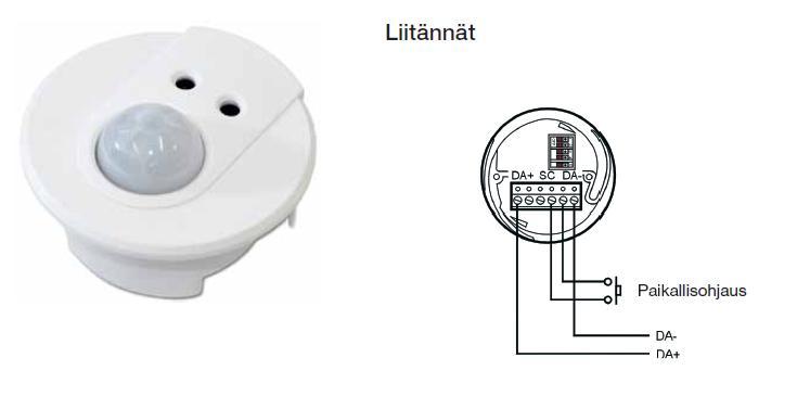 36 KUVIO 21. Multisensori 312 (Valaistusjärjestelmien tuotteet, Helvar). 8.1.6 Elektroniset liitäntälaitteet Työssä käytettiin Helvarin EL-iDim-sarjan elektronisia liitäntälaitteita.